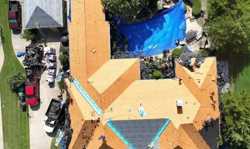 Professional Roof Repair being performed in Ferguson